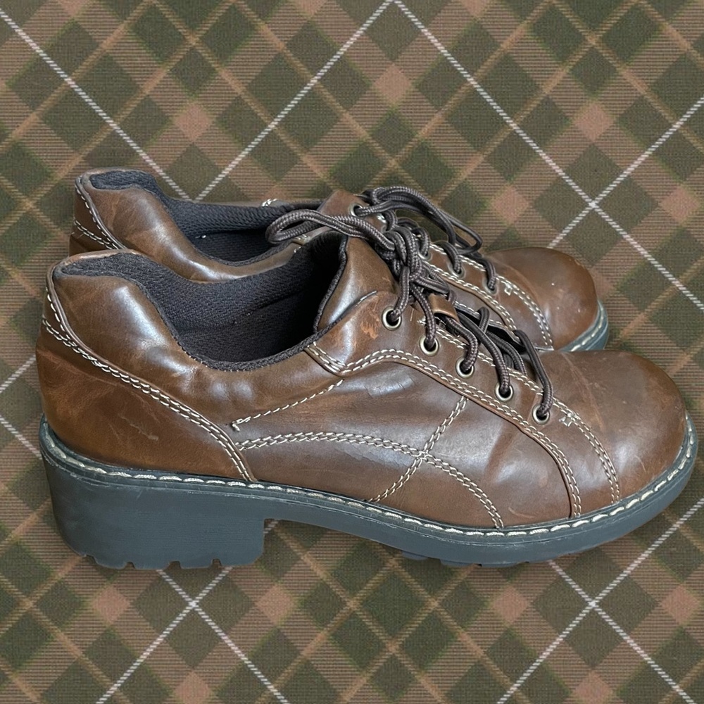 ☆ vintage y2k lace up oxfords
